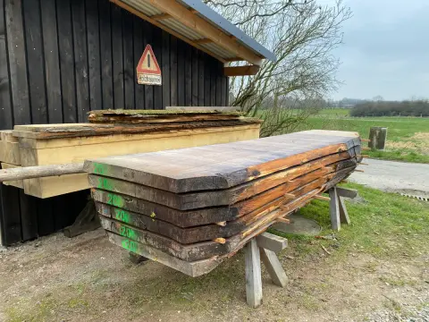 Roteiche Tischplatte Nr. 20 – Bild 2