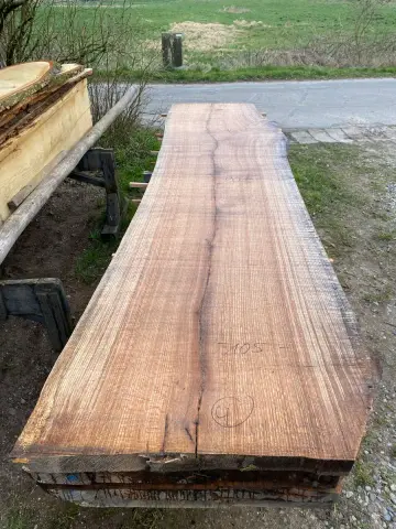 Roteiche Tischplatte Nr. 20 – Bild 5