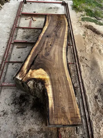 Walnuss Tischplatte Nr. 22