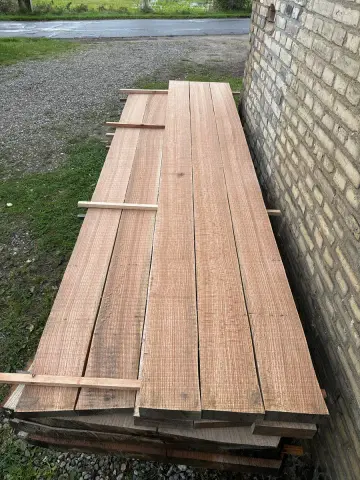 Rot-Eiche Tischplatte Nr. 30 – Bild 2
