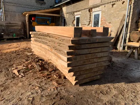 Esche Tischplatte Nr. 6